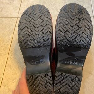 Dansko Black and Red Shoes